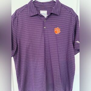 Tommy Bahama CLEMSON Polo Shirt LARGE